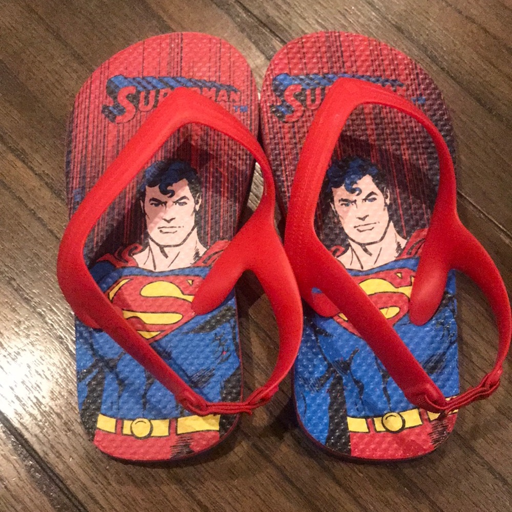 Gap Boys Superman Flip Flops